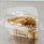 Pie Container Wedge Clear Hinged